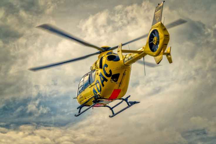 yellow helicopter